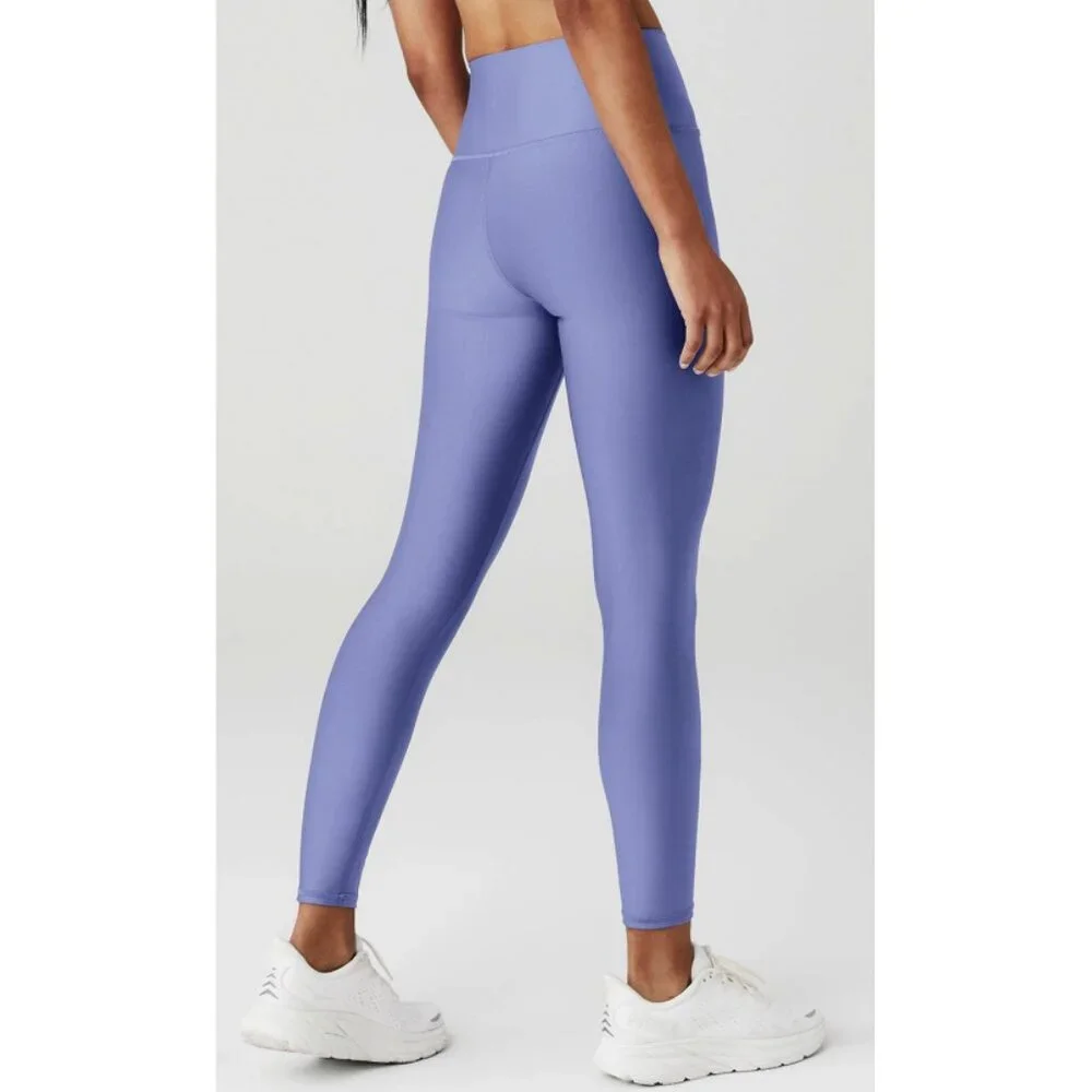 Alo 7/8 High-Waist Airlift Leggings Infinity Blue Hi-Rise Waisted Tights Skinny